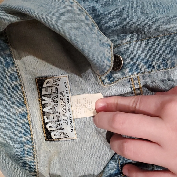 *Host Pick* Vintage Breaker Jeans Vest - Picture 2 of 4